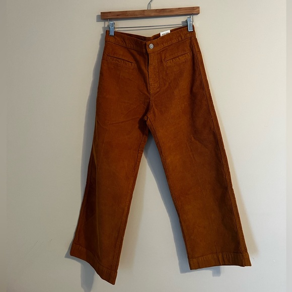 Lucky Brand Mid Rise Crop Wide Leg Corduroy Jean - Picture 5 of 9